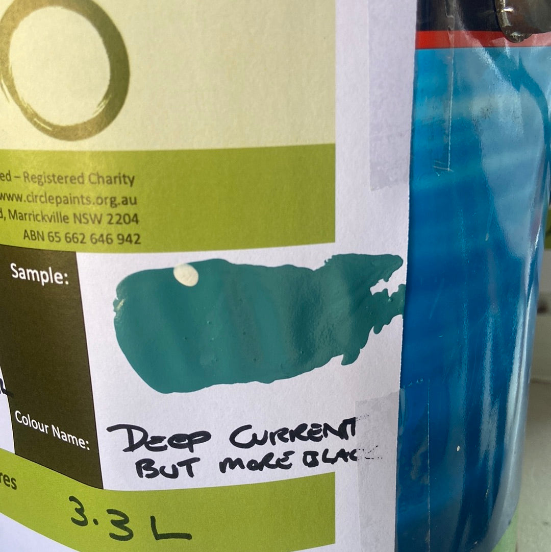 Interior/Exterior Semi-Gloss Enamel GREENS 3.3L - Dulux colour: Deep Current (close match)