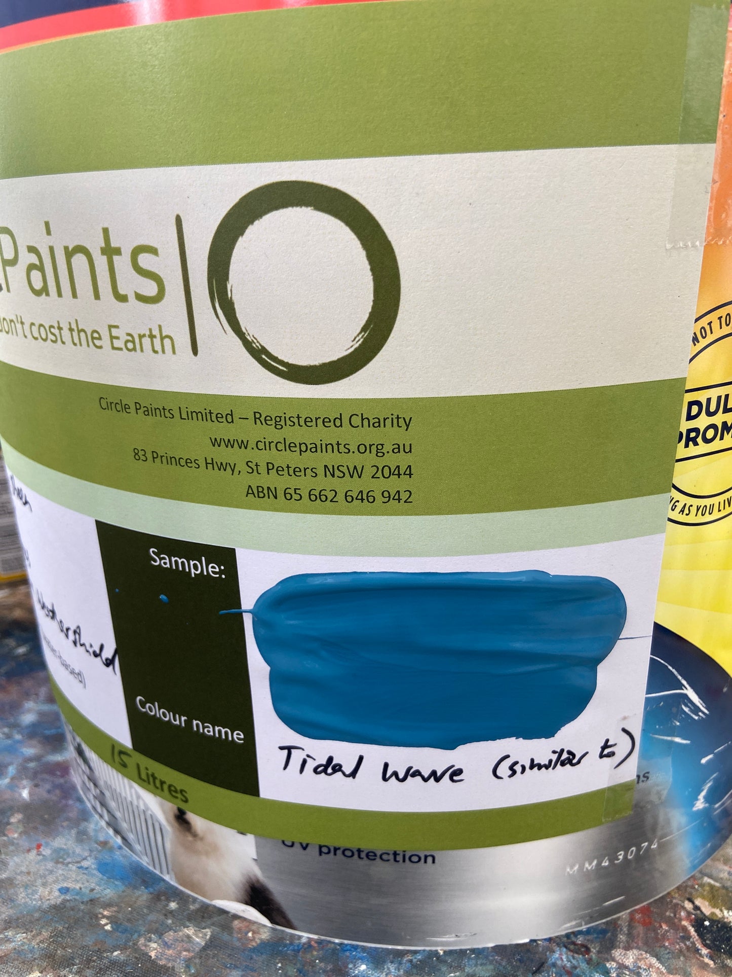 Exterior Low Sheen BLUES 15L - Dulux colour: Tidal Wave (good match)
