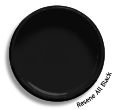 Interior/Exterior Semi Gloss Enamel DARKS 4L - Resene colour: All Black