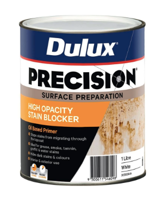 Interior/Exterior Oil-based Prep High Opacity Stain Blocker WHITES 800mL - Colour: Off-white