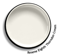 Interior/Exterior Semi-Gloss Enamel WHITES 4L - Resene Colour: Eighth Thorndon Cream