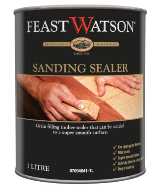 Interior/Exterior Wood Care Timber Sanding Sealer 1L - Colour: Clear Colourless