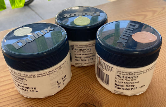 Dulux Interior Low Sheen Colour Sample Test Pots: Various Pre-Tinted Colours