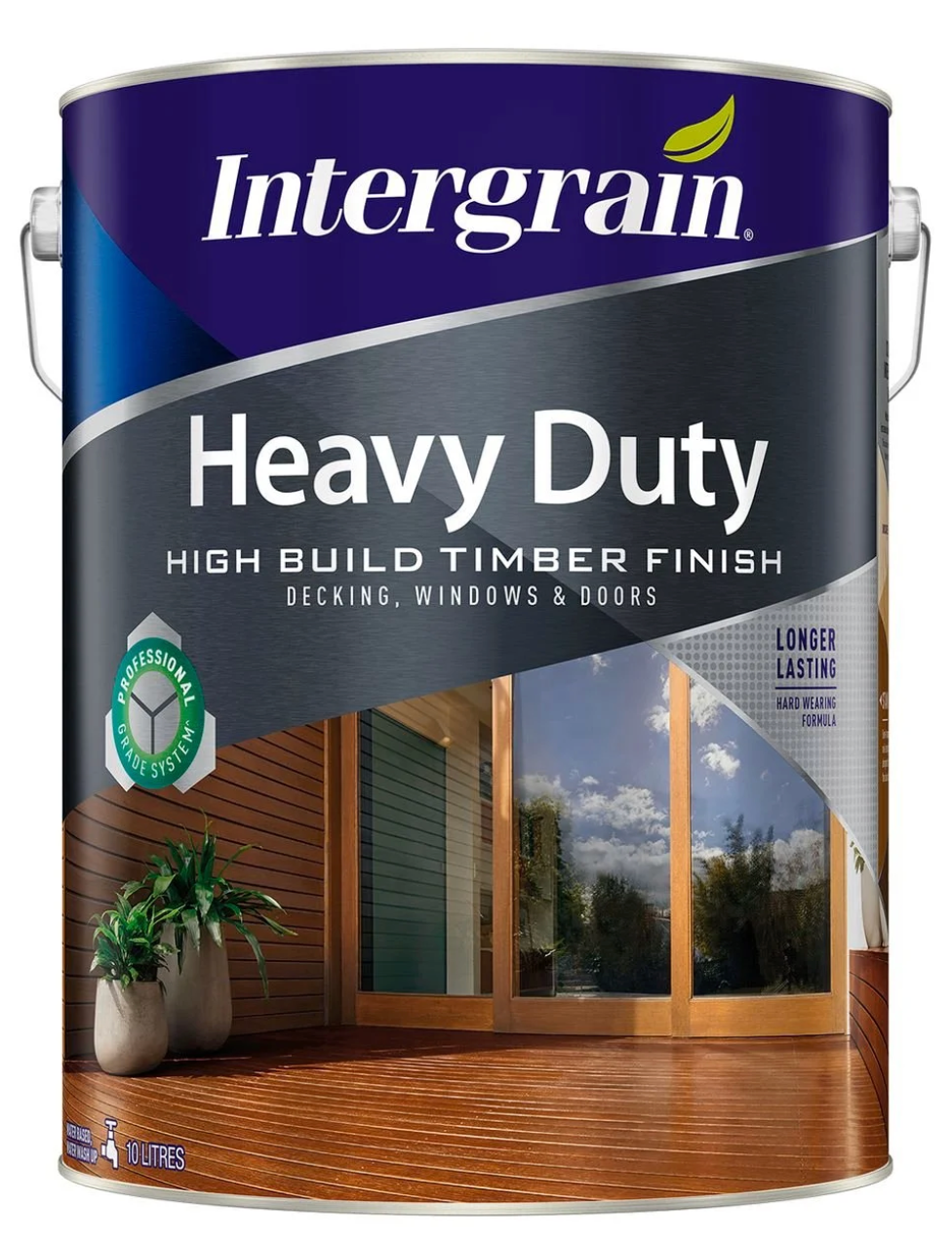 Wood Care Intergrain Heavy Duty High Build Timber Finish 5.1L - Colour: Teak