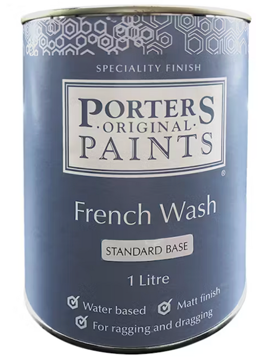 Interior Matte Specialty Porter's Paints French Wash UNTINTED 4L - Can be tinted to a colour of your choice