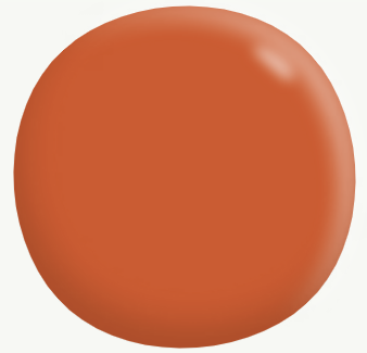 Interior/Exterior High Gloss (Full Gloss) Oil-based Enamel ORANGES 900mL - Dulux colour: Orange Wood