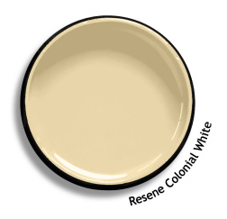 Interior/Exterior Low Sheen YELLOWS 3.7L - Resene Colour: Colonial White