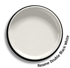 Exterior MATT WHITES 1.6L - Resene colour: Double Black White