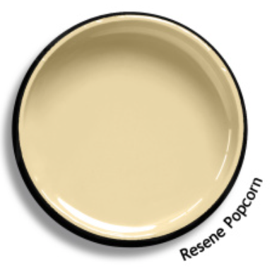 Interior/Exterior Semi-Gloss Enamel YELLOWS 4L - Resene colour: Popcorn