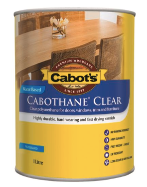Interior Wood Care Oil-based Gloss Cabot's Cabothane Clear Polyurethane 1L - Colour: Clear Colourless