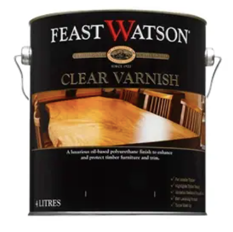 Feast Watson Interior Wood Care Matt Oil-based Timber Varnish 1L - Colour: Clear Colourless