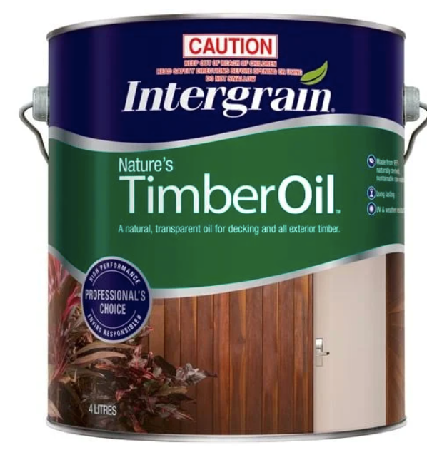 Exterior Wood Care Decking & Timber Oil 4L - Colour: Natural (lightly pigmented)