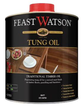 Interior Wood Care Matt finish Timber Oil Feast Watson Tung Oil 3.4L - Colour: Natural