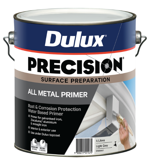 All Metal Primer Water Based WHITES 600mL - Colour: Light Grey (almost white)