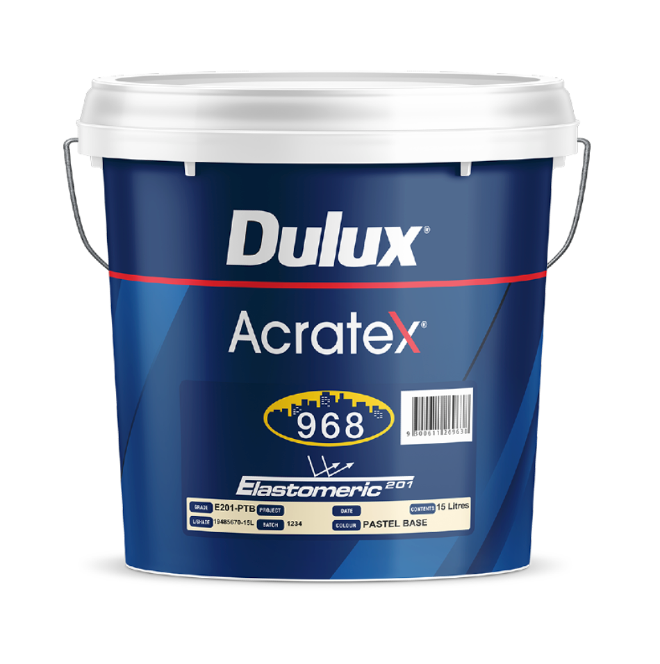 Exterior Specialty Paint Acratex Elastomeric 201 (968) NEUTRALS 15L - Dulux colour: Dune Colorbond