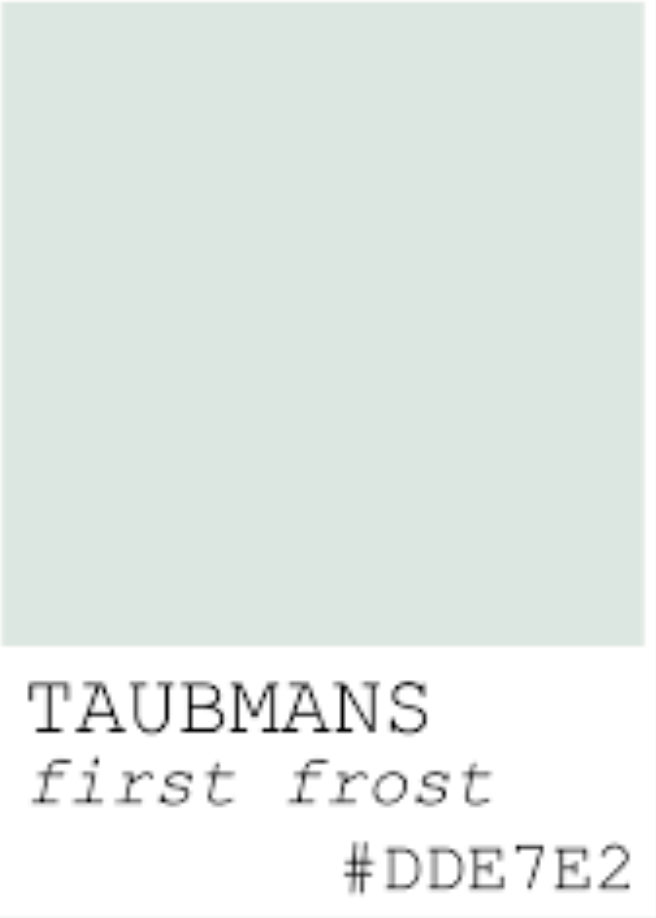 Interior Low Sheen BLUES 3.4L - Taubmans colour: First Frost