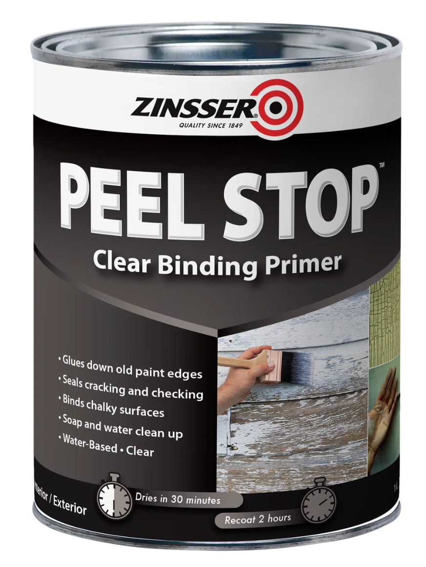 Interior/Exterior Zinsser Peel Stop Clear Binding Primer CLEAR 3.78L - Colour: Clear