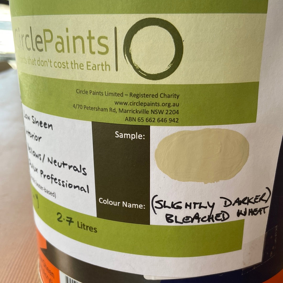 Interior Low Sheen NEUTRALS 2.7L - Dulux colour: Bleached Wheat (close match)