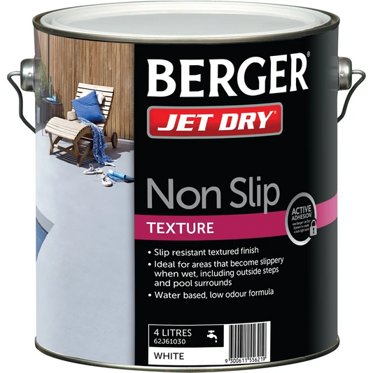 Interior/Exterior Water-Based Textured Specialty Paint Jet Dry Non-Slip Texture Driveway Floor Concrete GREYS 4.2L - Colour: Woodland Grey Colorbond (good match)