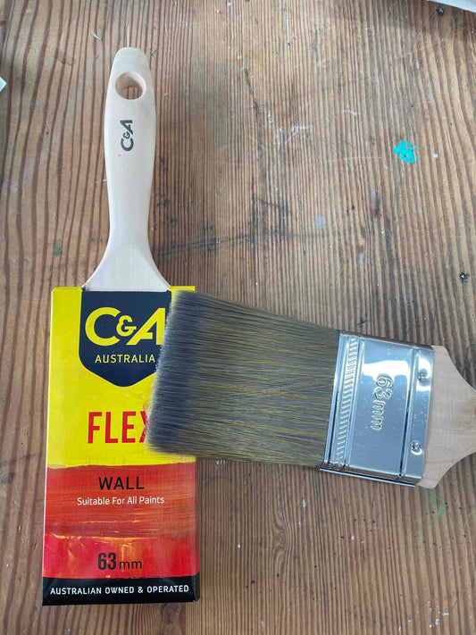63mm Wall Paint Brush - C & A Flex range
