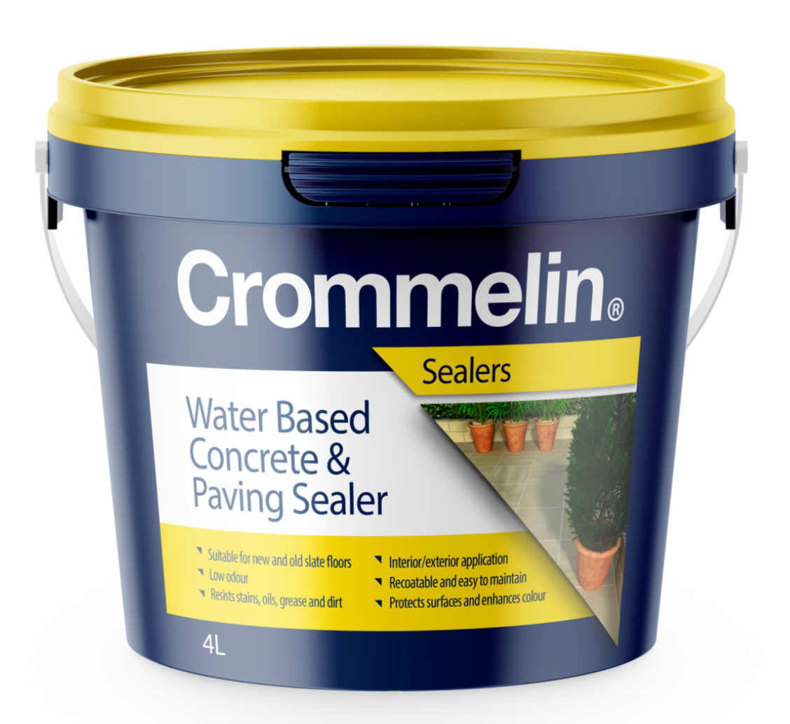 Speciality Interior/Exterior Crommelin Water Based Paving Sealer 2.1L - Colour: Clear colourless