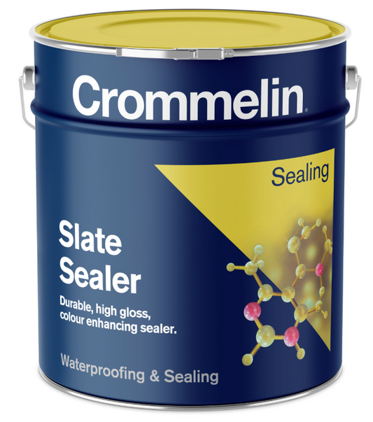 Speciality Interior/Exterior Crommelin Gloss Water-Based Slate Sealer 3.3L - Colour: Clear colourless
