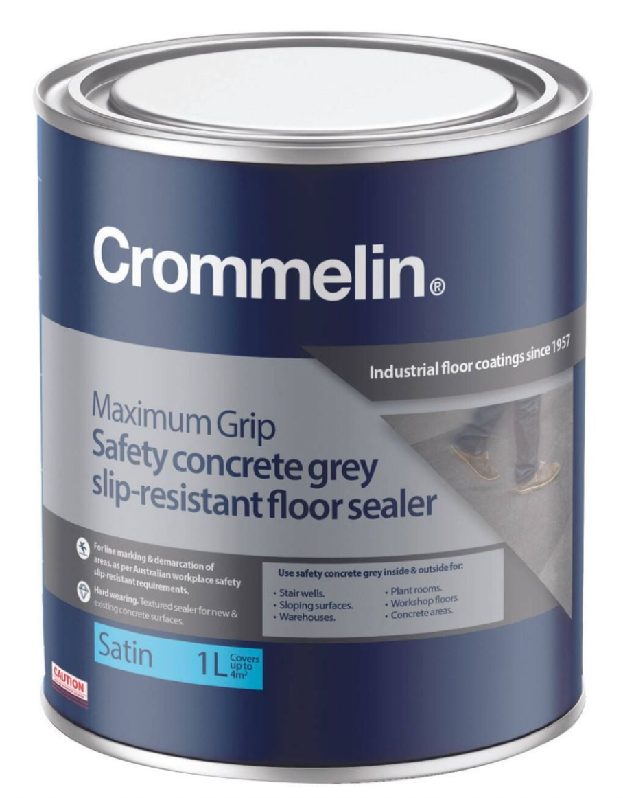 Interior/Exterior Specialty Satin Concrete Floor Sealer 1L - Concrete Grey