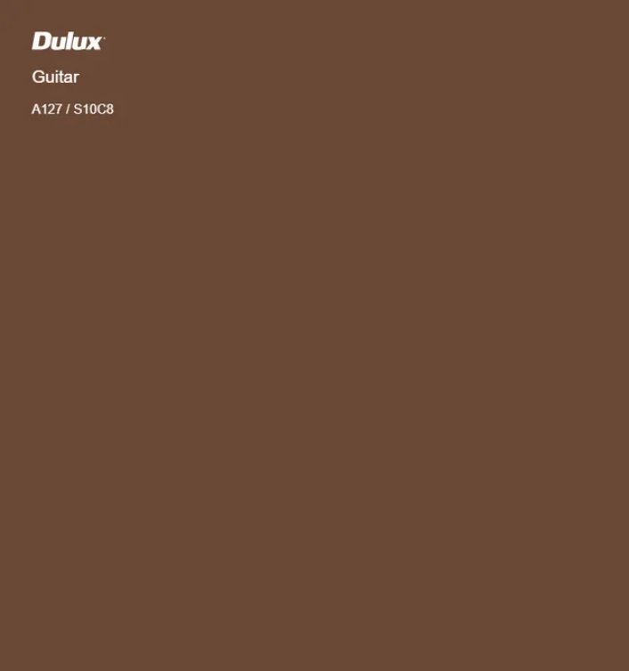 Exterior Semi-Gloss BROWNS 10L - Dulux colour: similar to "Guitar"