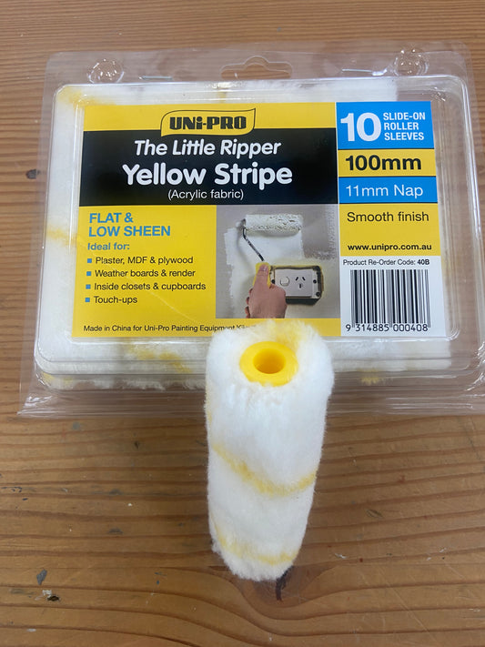 1 x 100mm wide (11mm Nap) Mini Roller Sleeve - Uni-Pro - new
