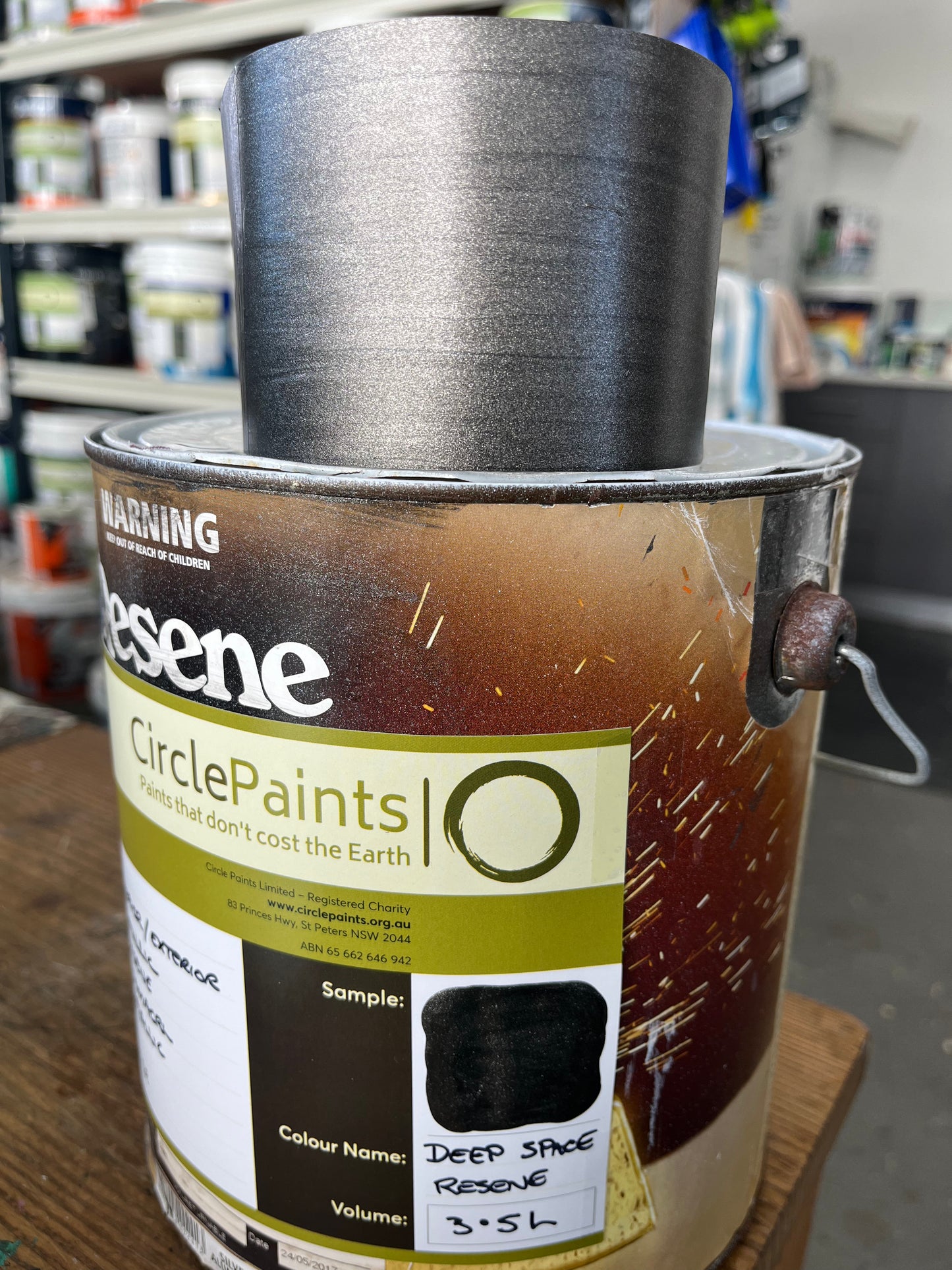 Interior/Exterior Specialty Resene FX METALLICS 3.5L - Resene colour: Deep Space