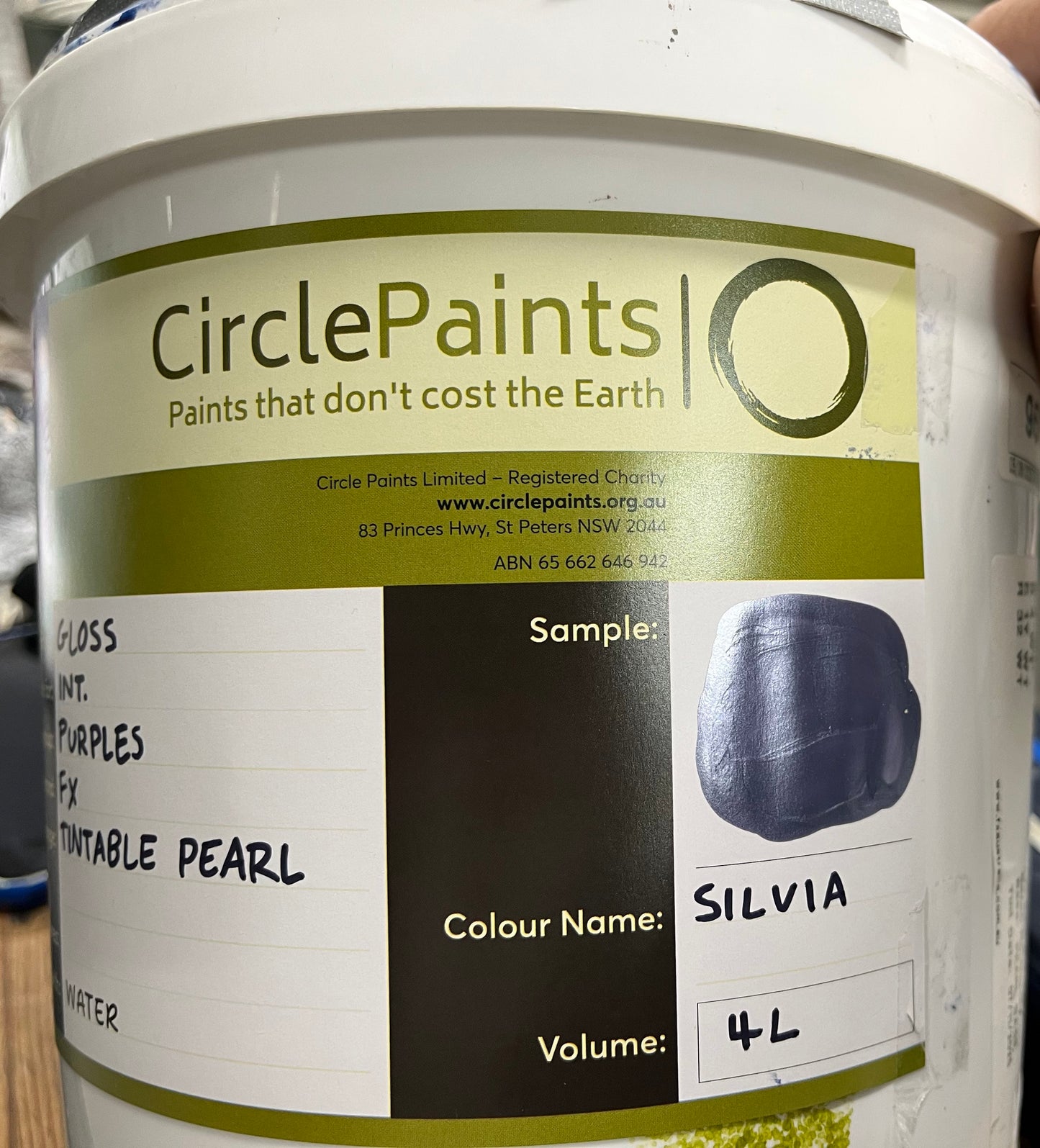 Interior Specialty Paint Gloss PEARL 4L - Colour: Silvia