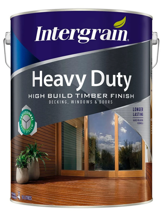 Wood Care Intergrain Heavy Duty High Build Timber Finish 5.1L - Colour: Teak