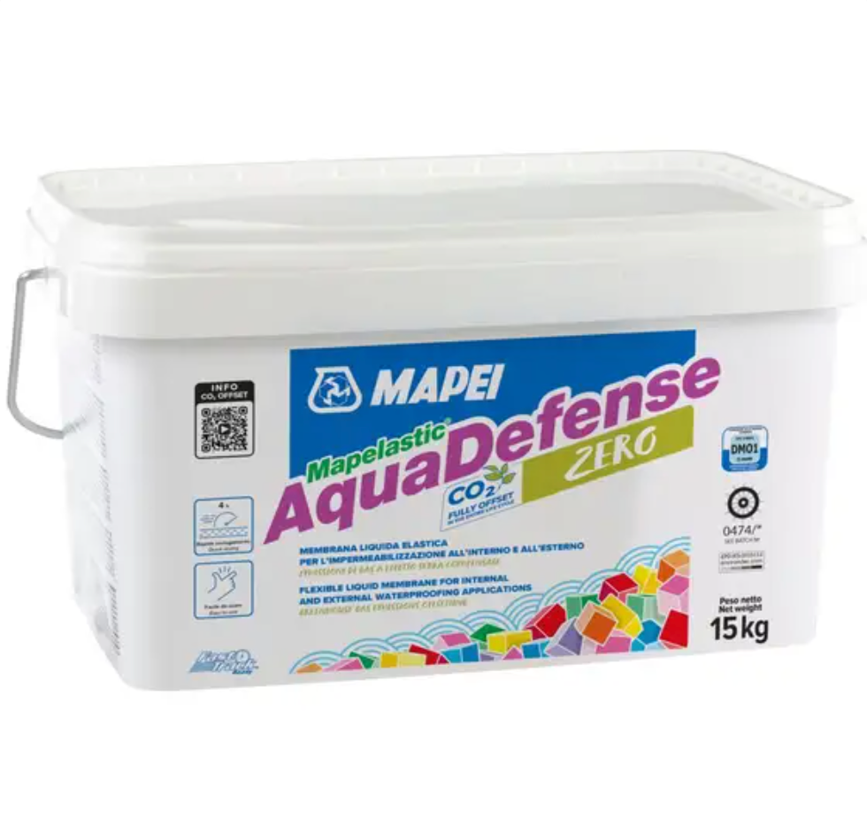 Interior/Exterior Mapei Specialty Waterproofing for damp areas WHITES 15kg - Colour: Light blue product