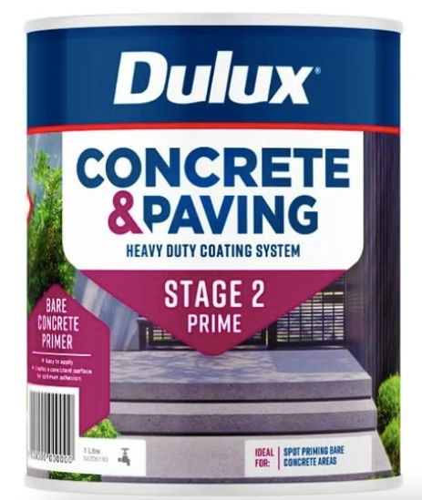 Exterior Specialty Dulux Stage 2 Prime Driveway Water-Based Concrete & Paving Primer - 1.9L - Dulux colour: Clear (colourless)