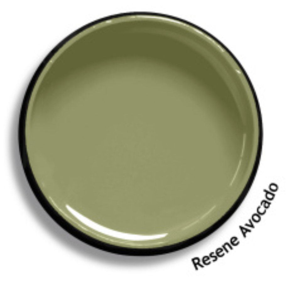 Interior Low Sheen Enamel GREENS 1L - Resene colour: Avocado
