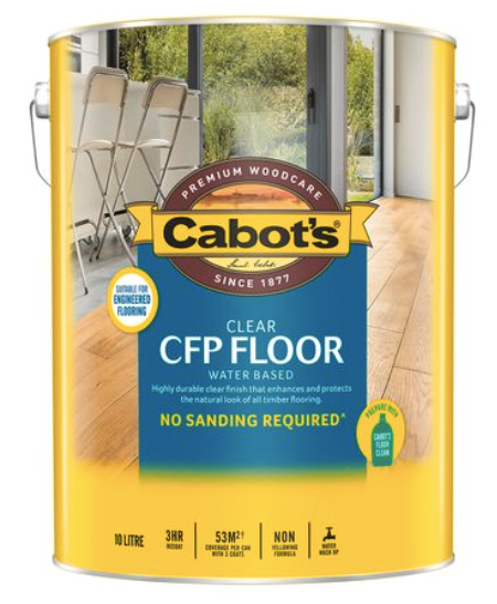 Interior Wood Care Matte Cabots CFP Floor 2.1L - Colour: Clear Colourless