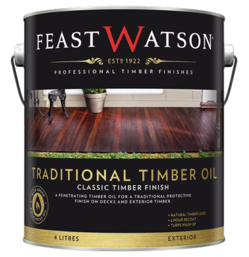 Wood Care Feast Watson Traditional Timber Oil 10L - Colour: Natural