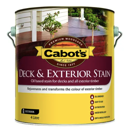 Wood Care Cabot's Deck & Exterior Stain DARKS 220ml - Colour: New Jarrah