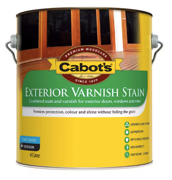 Exterior Water-based Wood Care Exterior Varnish & Stain 3.5L - Colour: Teak