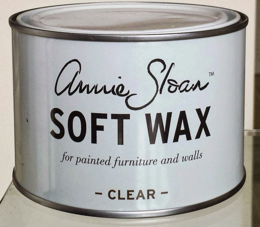 Annie Sloan Soft Wax - Matt wood care or furniture wax 400mL - Colour: Colourless (clear) (Copy)