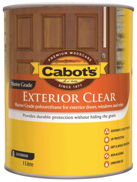 Oil-Based Wood Care Cabot's Exterior Clear SATIN 500mL - Colour: Clear