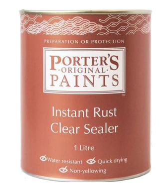 Exterior Specialty Porter's Instant Rust Clear Sealer 3.5L - Colour: Clear