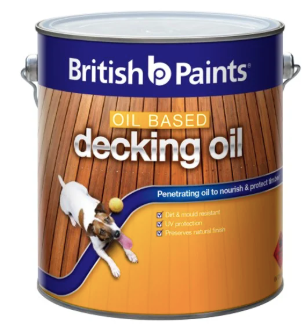 Exterior Wood Care Decking Oil 4L - Colour: Natural