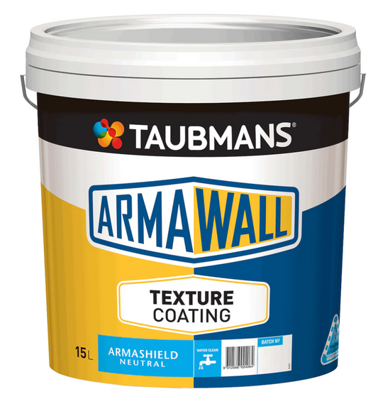 Interior/Exterior Specialty Paint Armawall Armashield Texture Coating Low Gloss WHITES 15L - Dulux colour: China White