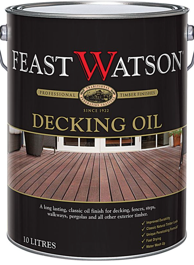 Exterior Wood Care Feast Watson Decking Oil 3.9L - Colour: Jarrah