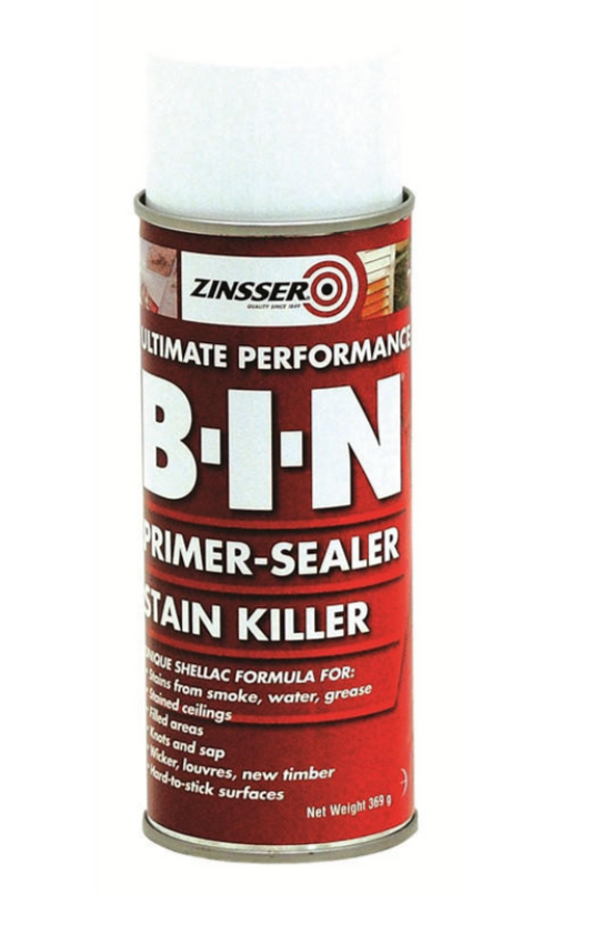 Specialty Zinsser Bulls Eye B-I-N Shellac Primer-Sealer 369g Spray can - Colour: White
