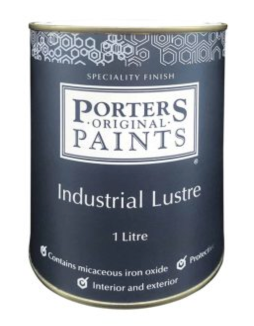 Interior/Exterior Specialty Porter's Industrial Lustre 1L - Colour: Herculaneum