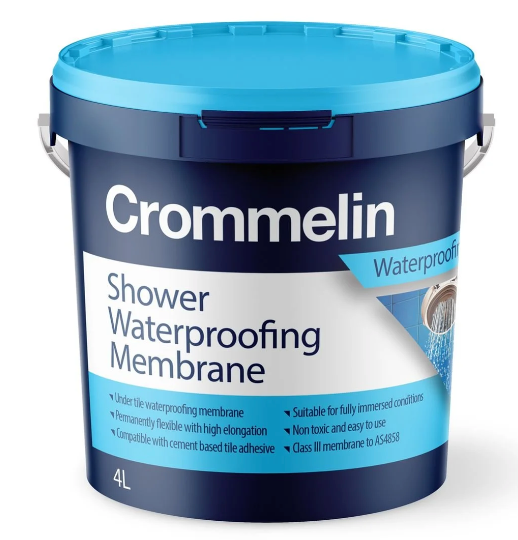 Speciality Interior/Exterior Crommelin Shower Waterproofing Membrane 2.5L - Colour: Green