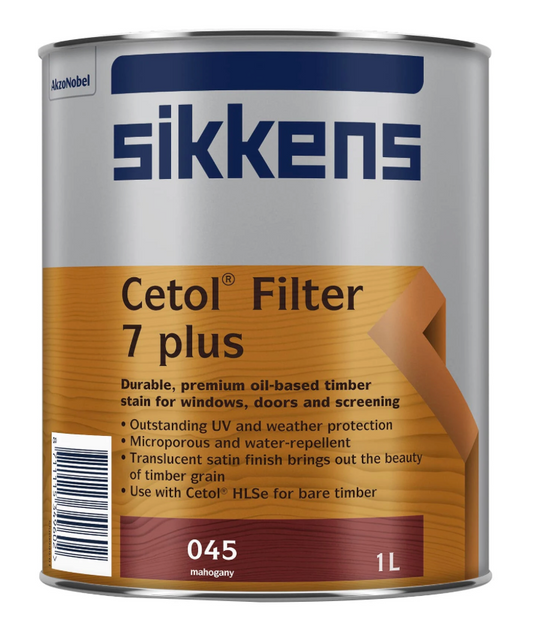 Wood Care Sikkens Cetol Filter 7 plus Timber Stain 900mL - Colour: Teak