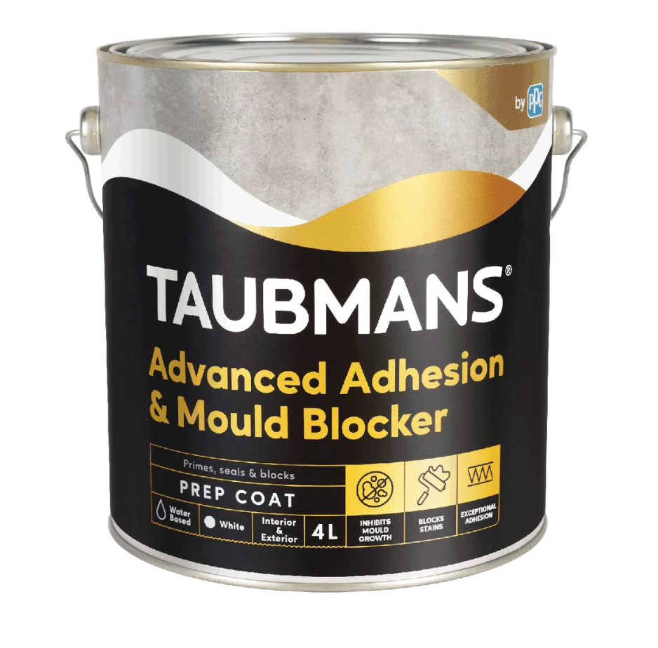 Interior/Exterior Primer Prep Coat Advanced Adhesion and Mould Blocker Primer WHITES 4L - Taubmans Colour:  similar to "Inclination"